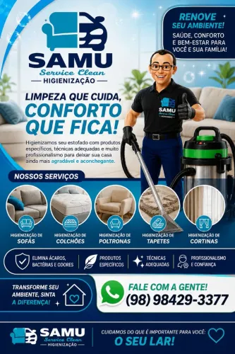 HIGIENIZAÇÃO DE ESTOFADOS RESIDENCIAL E CORPORATIVA