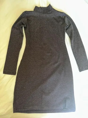 Vestido Preto P com brilho