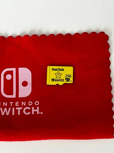 Cartão MicroSD SanDisk Nintendo Switch 256GB ? Edição Mario Oficial