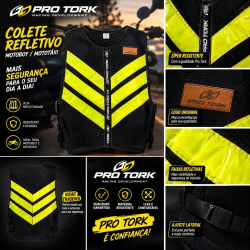 Colete refletivo pro tork
