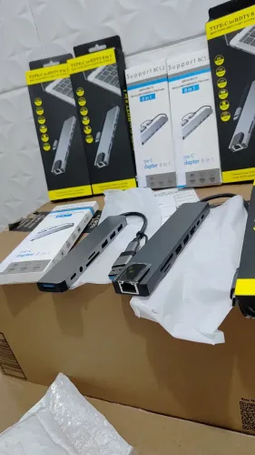 Adaptador HUB 8in1 USB 3.0 e Tipo C 