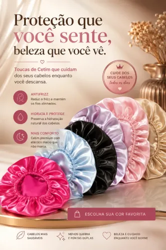 Touca de Cetim