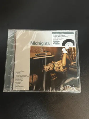 Taylor Swift Midnights Lacrado Edição Especial Jade Green CD Novo