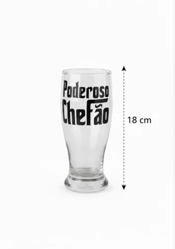 Taça de vidro o Poderoso Chefão 