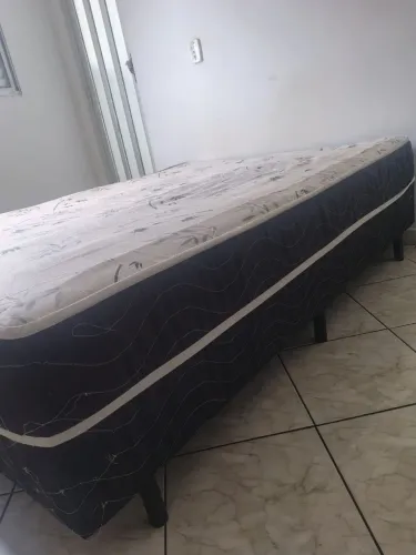 Cama box casal conjugada