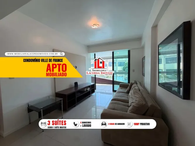Ville de France, Apartamento com 3 suítes no bairro Adrianópolis, mobiliado total