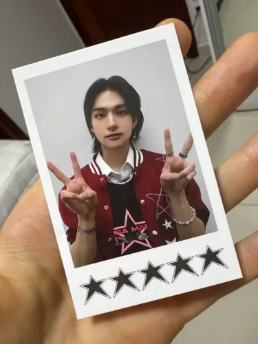 Photocard Hyunjin Oficial polaroid soundwave five stars