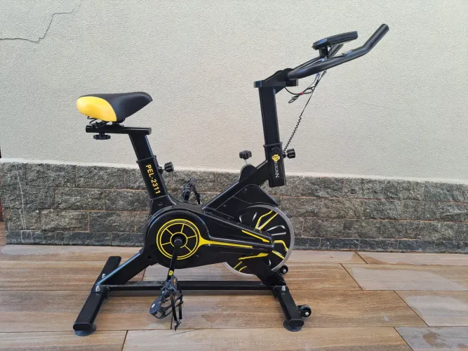 BICICLETA SPINNIG COM RODA DE INÉRCIA 13KG MODELO PRL 2311