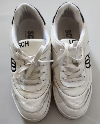 Tênis Feminino Schutz OFF-White - Tamanho 37 Usado Excelente - Arezzo Santa Lolla