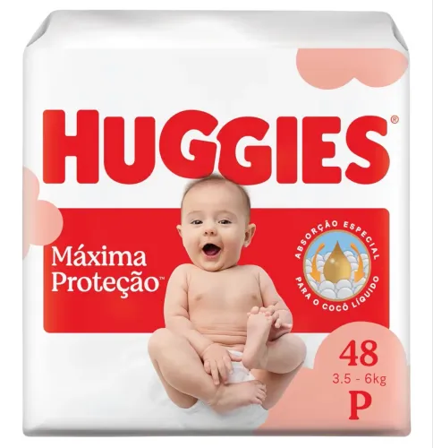 Fralda Huggies 48 unidades