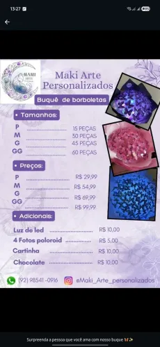 Buquê personalizados 