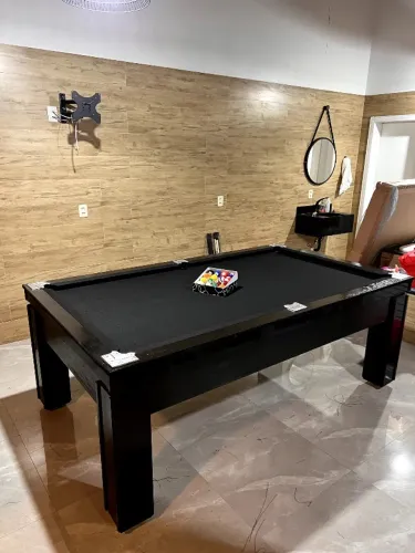 Mesa de sinuca - Modelo 4 pés - Gaveta - Oferta arrasadora 