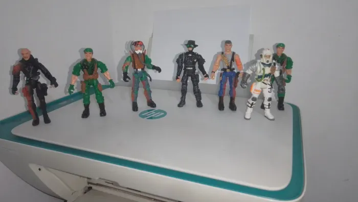 Lote Action figures Lanards 1:18! Compatíveis com Gi.joe.