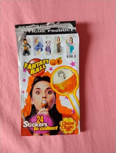 Embalagem Spice Girls! Stickers de pirulito Chupa Chups