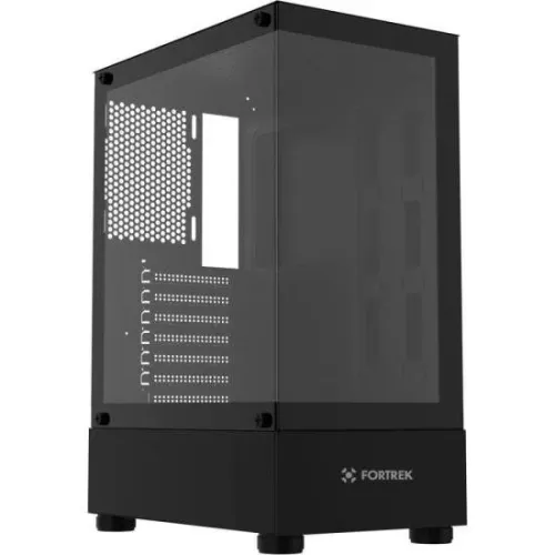 GABINETE GAMER SEM FONTE FORTREK (FONTE INFERIOR) / (LATERAL DE VIDRO) - LOJA DADO DIGITAL