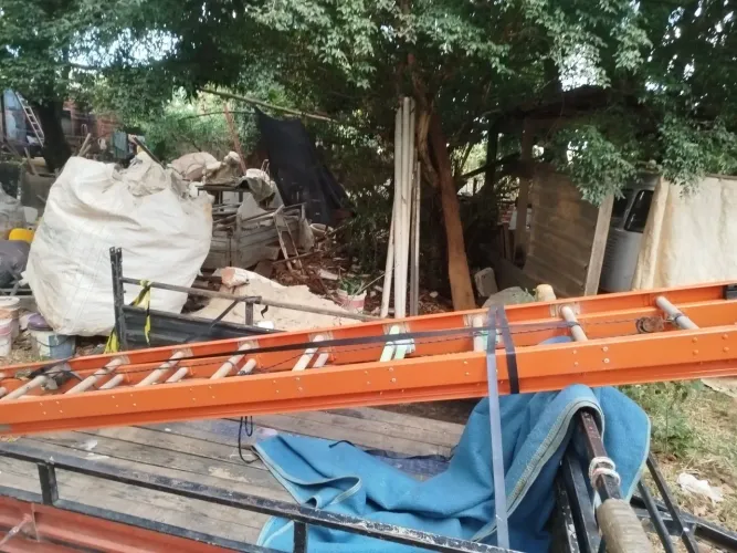 Escada extensiva 11 degraus fibra *