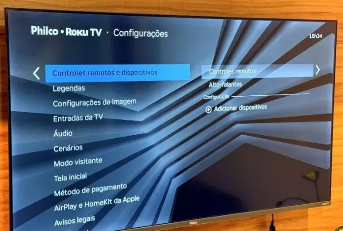 Smart TV Philco 50" Roku TV - Seminova, Pouquíssimo Uso