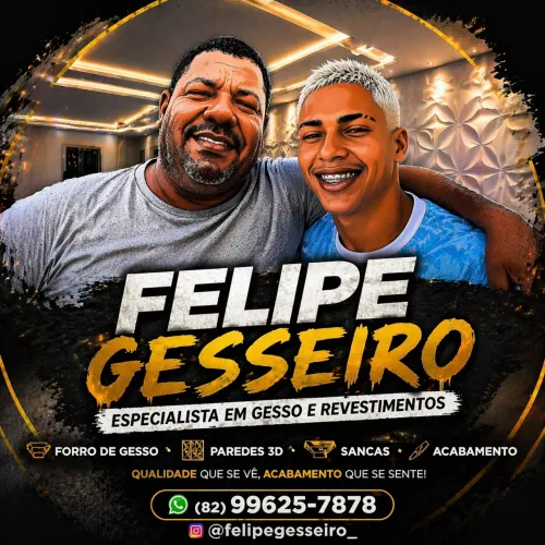 Trabalhamos com gesso, chama direct *78