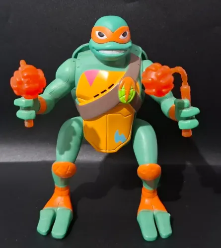 Rise of the TMNT(Tartarugas Ninja) Michelangelo Original Playmates 2018