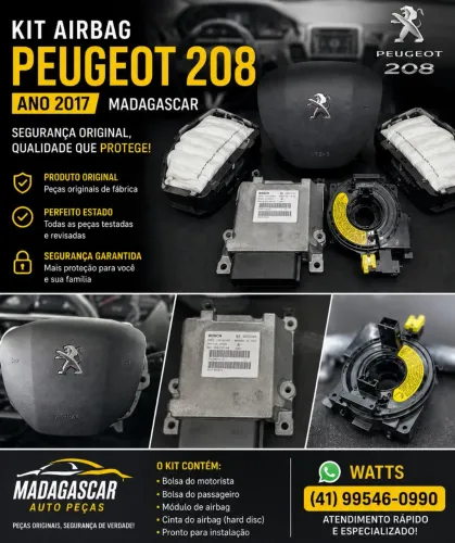 Kit airbag Peugeot 208 2016/