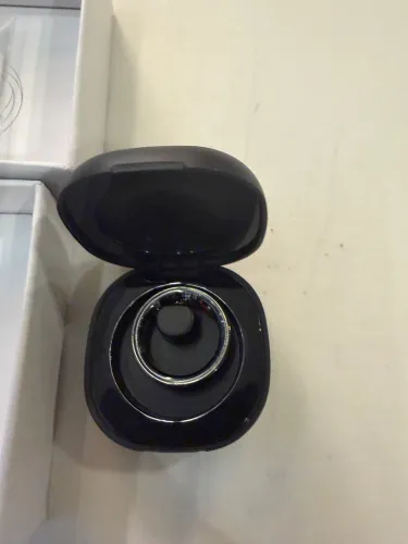 Anel Inteligente Smart Ring Preto - Novo, Nunca Utilizado - Tamanho 8