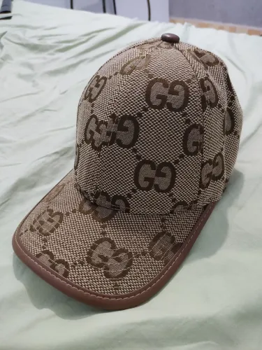 Boné marrom Gucci original 