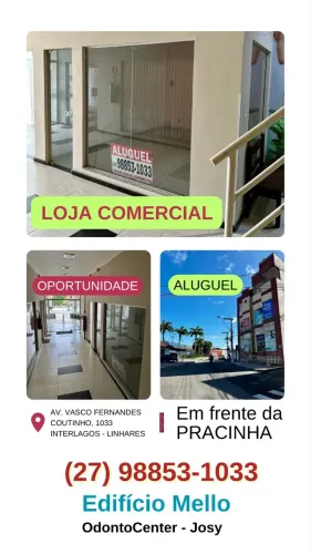 Alugo Loja bem localizado na praça do bairro Interlagos I