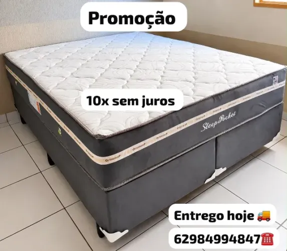 Cama queen nova agora