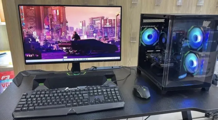 PC Gamer Completo | Asus 24" | Ryzen 8400F | RX6600 8GB | 16 GB DDR5 | SSD 500GB | Wi-Fi