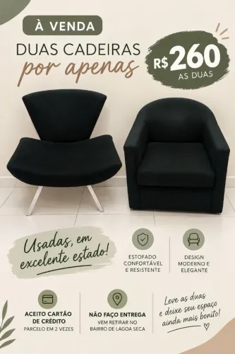 Conjunto de Poltronas