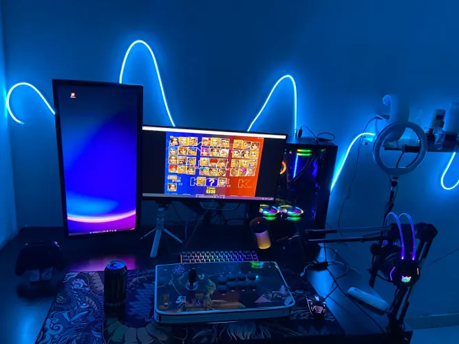 Vendo setup gamer completo, pronto pra jogar e Streamar