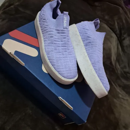 Tênis 37 Fila Slip On lilás 