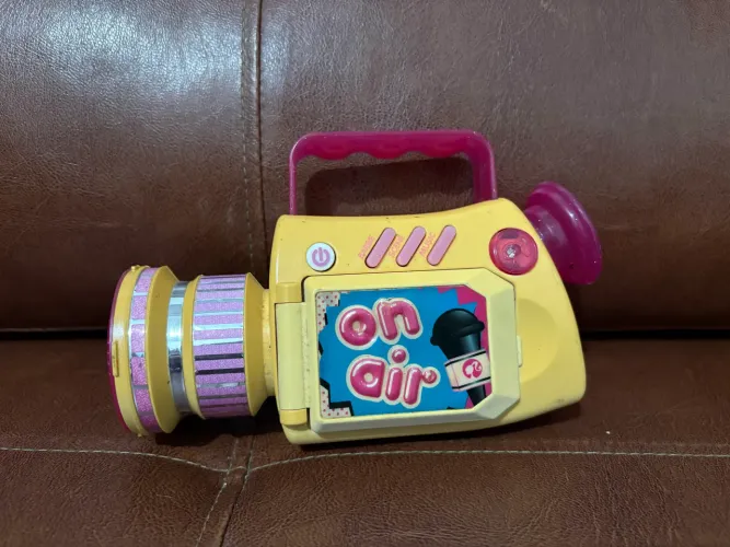 Filmadora da Barbie antigo.