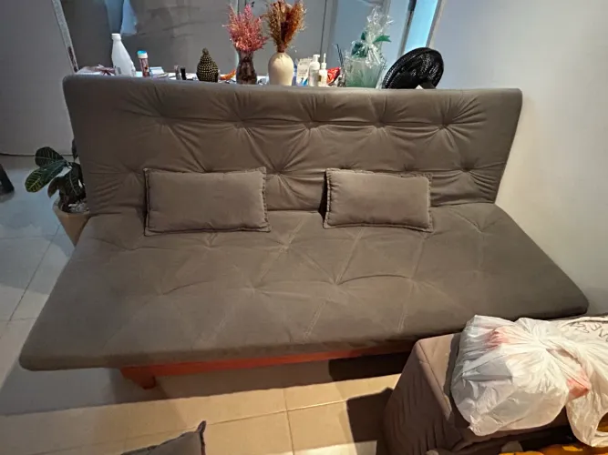 Sofá cama + puff