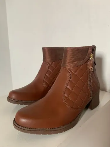 Bota Mississipi Coturno Cano Curto Salto Feminino TAM 36 usada 2 vezes