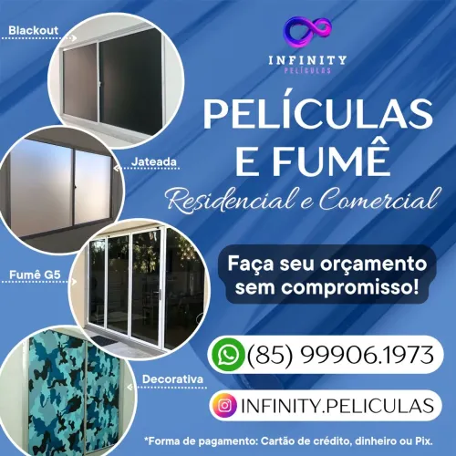 Películas, fumê residencial e comercial