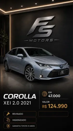 Toyota Corolla XEI 2.0 Flex 16V Aut. 2021