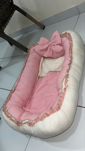 KIT Ninho+Almofada de amamentação para bebê.