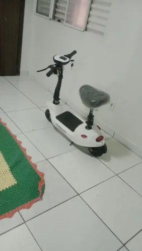Mine scooter elétrica capacidade até 100kg zero bateria 100%