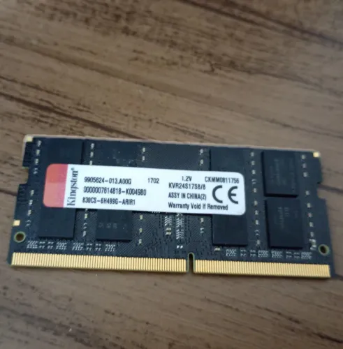 Memória 8GB DDR4 Kingston