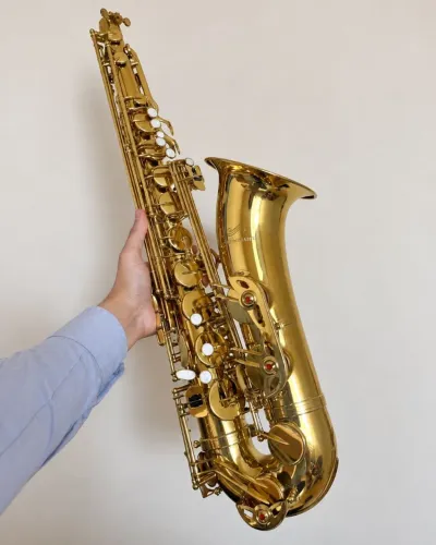 Saxofone Dominante dourado usado<br>