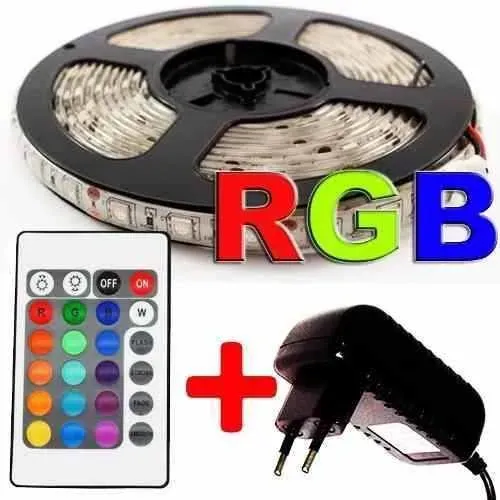 Fita Led 5m Rolo Rgb 5050