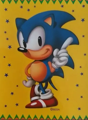 Adesivo Sonic The Hedgehog 1990 - 13×10cm (Item de Colecionador)