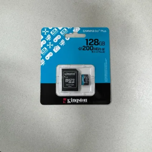 Cartão de memória micro SD 128gb - Kingston - Go Plus Original Novo Lacrado