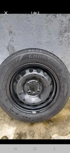 TUDO NOVO Roda aro 14/ FIAT / Pneu Goodyear 175/65 Jane de Ferro de 650 por R$ 400,00 Rea