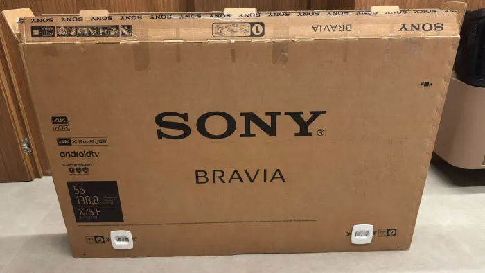 Smart TV Sony Bravia 55" 4K HDR Android TV (Modelo X75F) - Completa na Caixa!