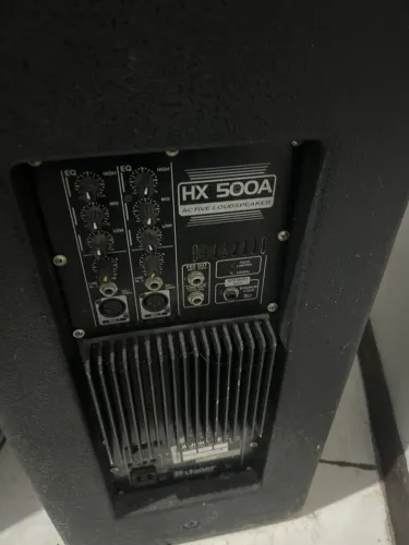 Par de Caixas Ativas e passiva Staner HX 500A Profissionais