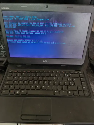 Notebook Dell com Defeito