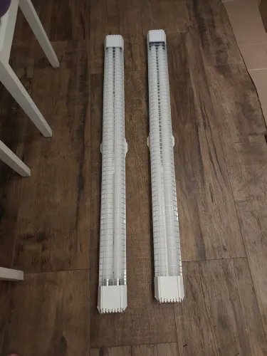 Duas luminárias luz branca 1,30