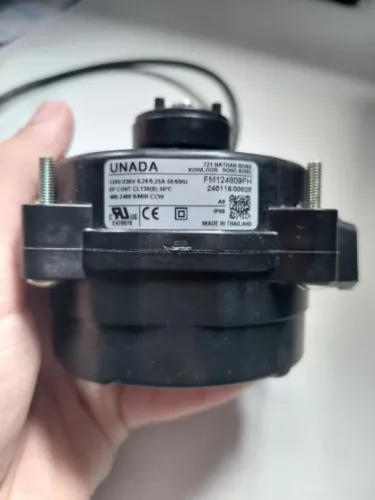 Motor ECM Unada Bivolt 120/230V 400-2400RPM IP65